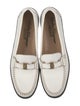 Salvatore Ferragamo Leather Whipstitch Trim Loafers
