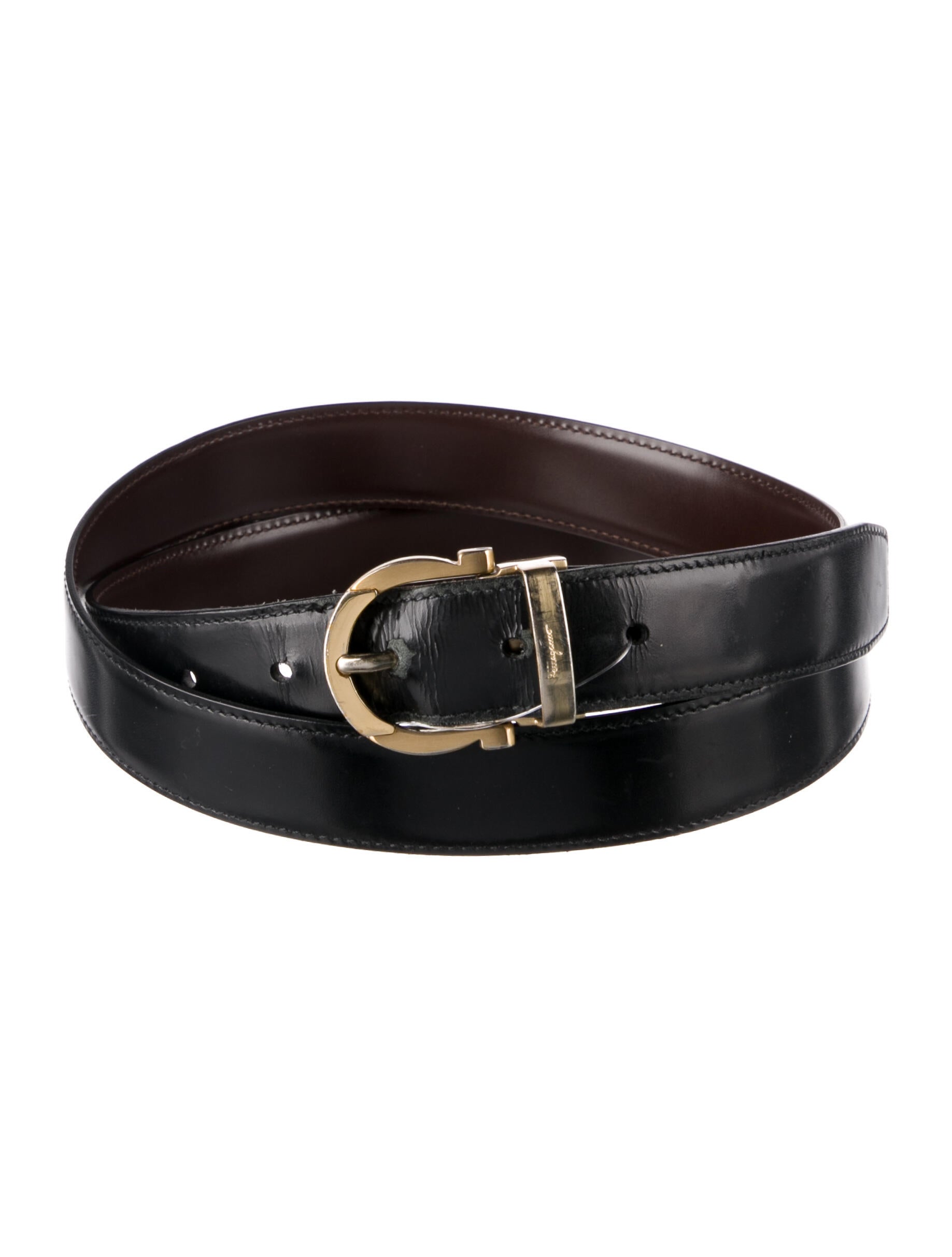 salvatore ferragamo skinny belt