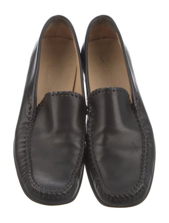 Salvatore Ferragamo Horsebit Accent Leather Loafers