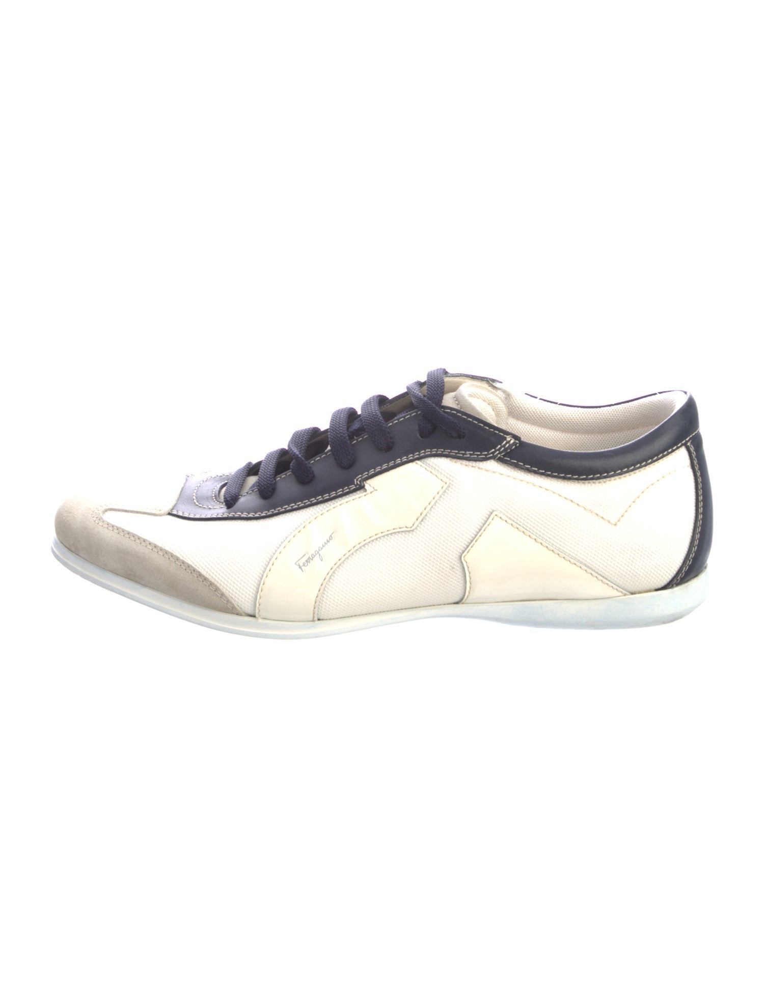 Salvatore Ferragamo Canvas Printed Sneakers