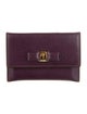 Salvatore Ferragamo Leather Animal Print Wallet