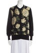 Salvatore Ferragamo Virgin Wool Floral Print Sweater