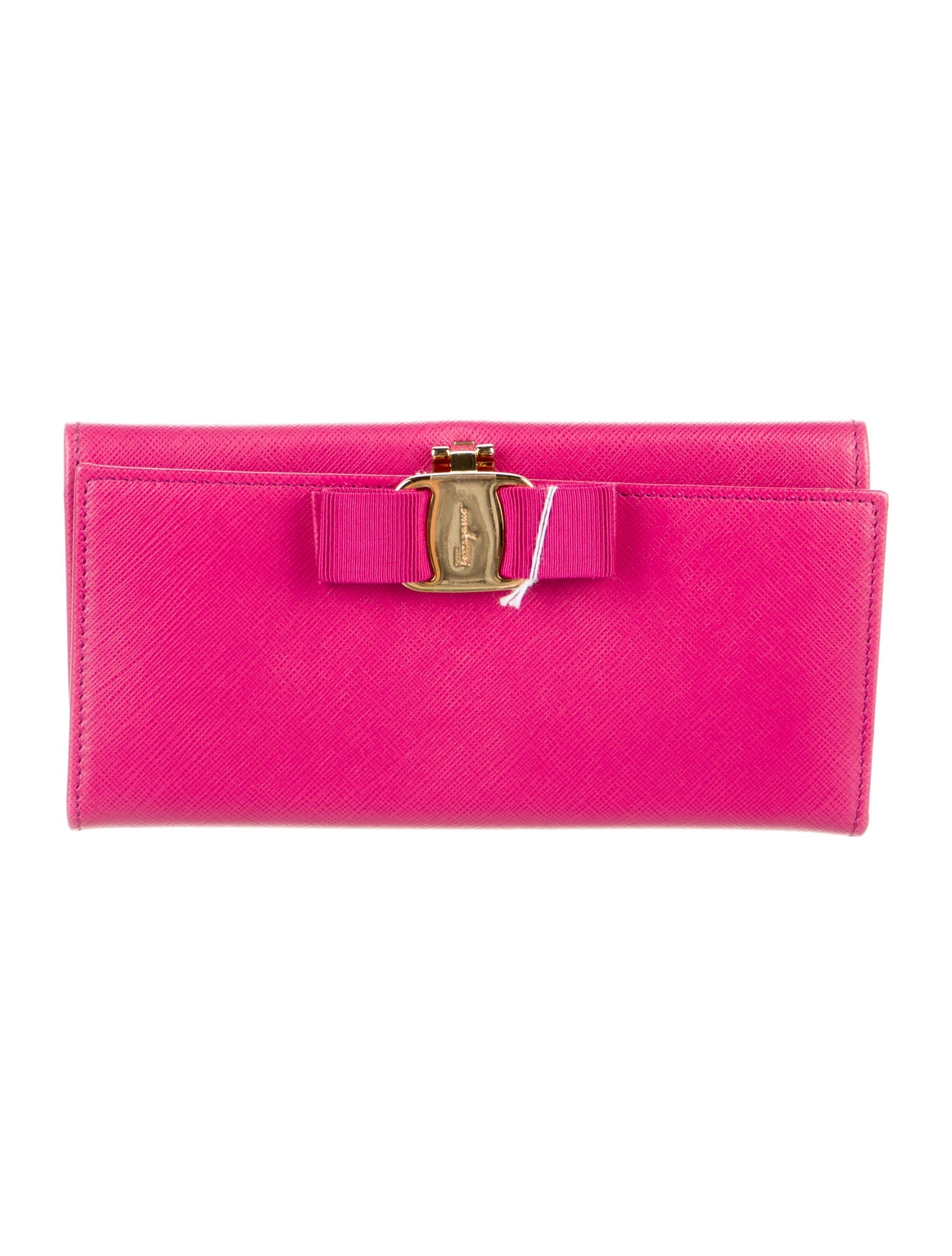 Salvatore Ferragamo Saffiano Leather Trifold Wallet