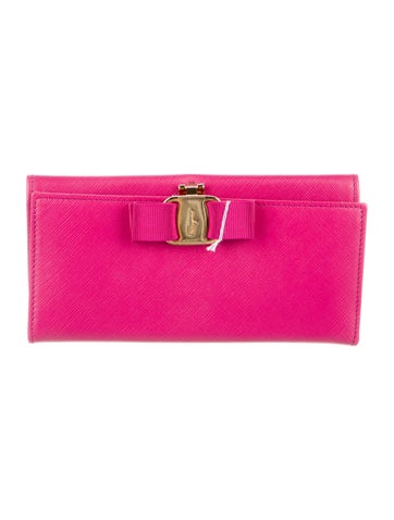 Salvatore Ferragamo Wallets Saffiano Leather Trifold Wallet