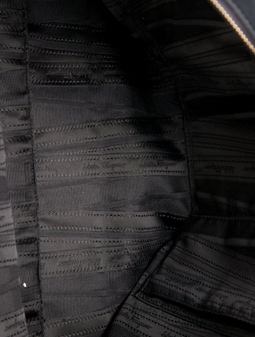 Salvatore Ferragamo Pleated Leather Shoulder Bag