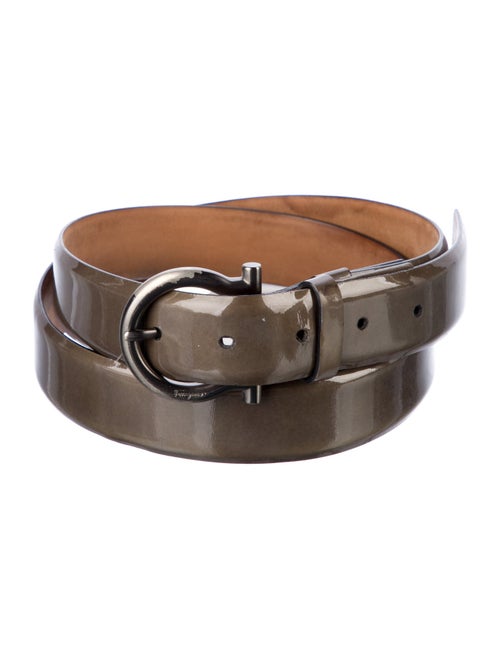 Salvatore Ferragamo Patent Leather Belt