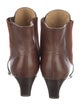 Salvatore Ferragamo Leather Animal Print Chelsea Boots