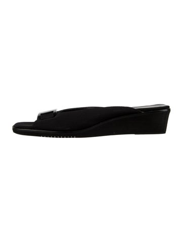 Salvatore Ferragamo Sandals Nylon Slides 8.5