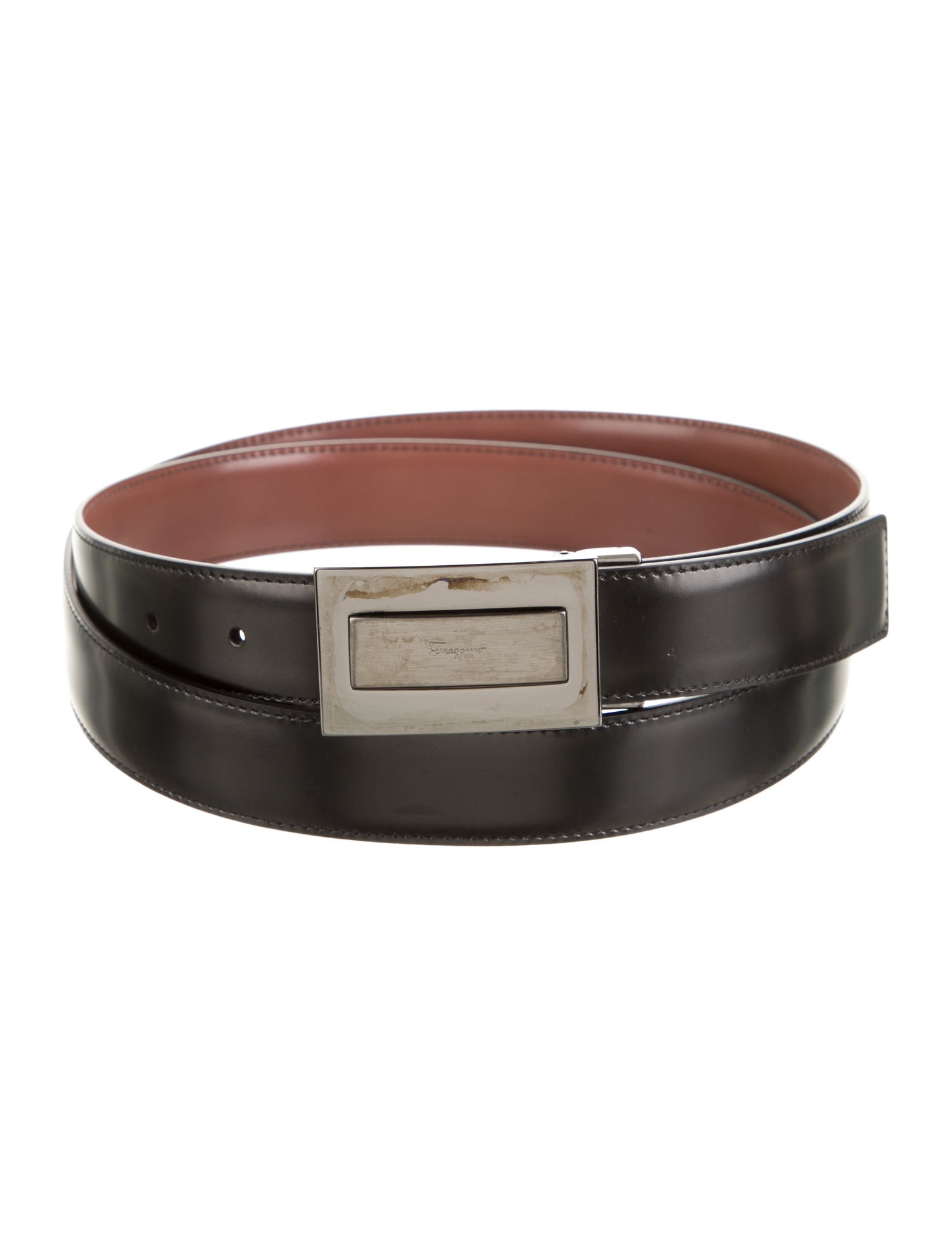 Salvatore Ferragamo Leather Belt Kit