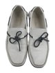Salvatore Ferragamo Gancini Logo Leather Boat Shoes