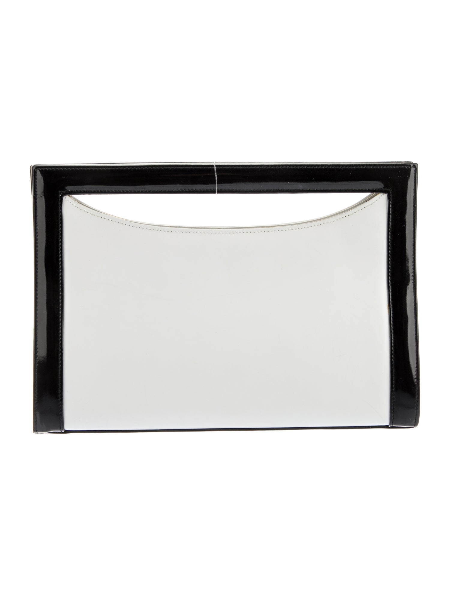 Salvatore Ferragamo Leather Top Handle Bag Black Handle Bags