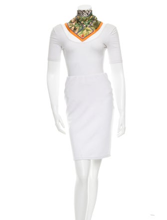 Salvatore Ferragamo Silk Animal Print Scarf