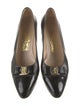 Salvatore Ferragamo Vara Bow Accent Leather Flats