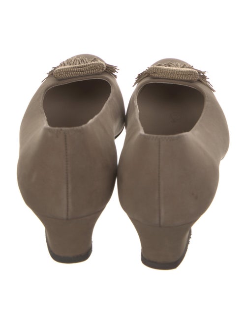 Salvatore Ferragamo Vara Bow Accent Leather Flats