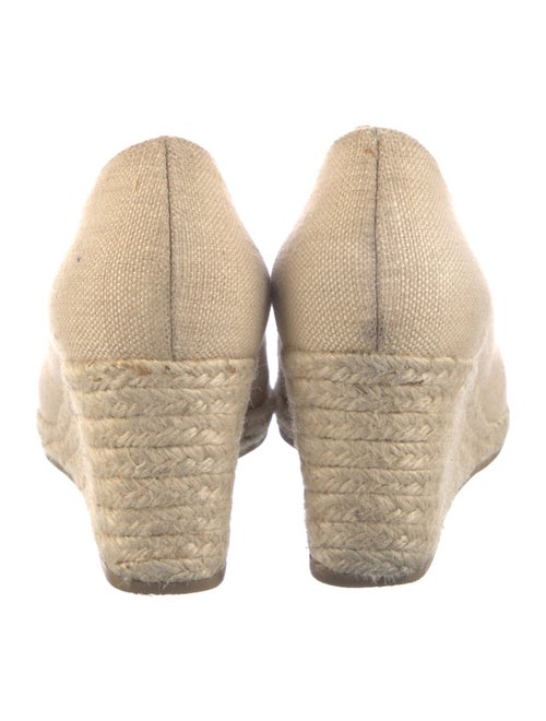 Salvatore Ferragamo Canvas Bow Accents Pumps