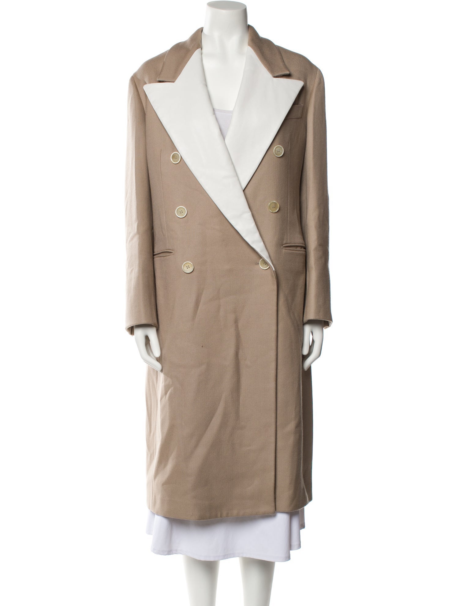 Salvatore Ferragamo Wool Trench Coat