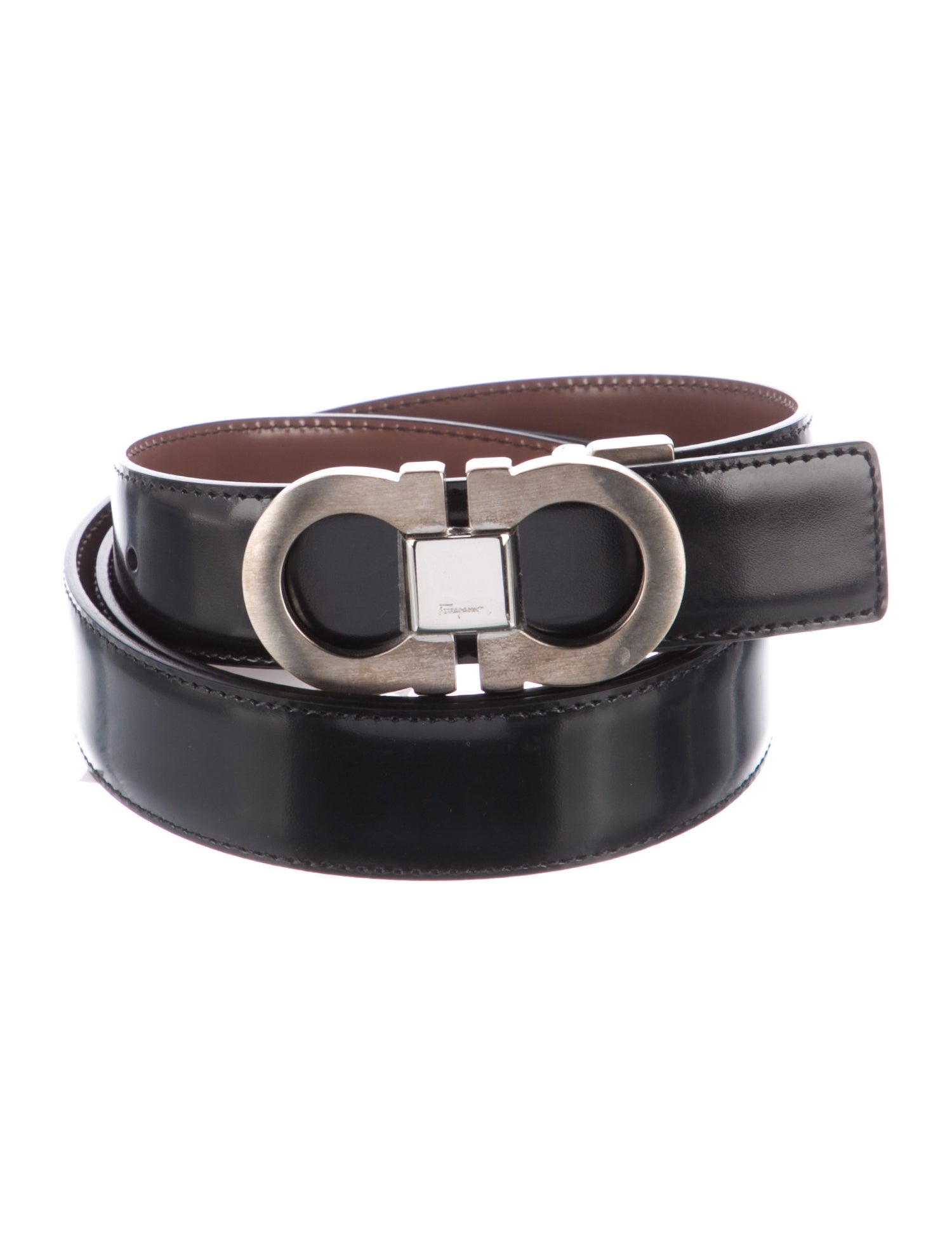 salvatore ferragamo skinny belt