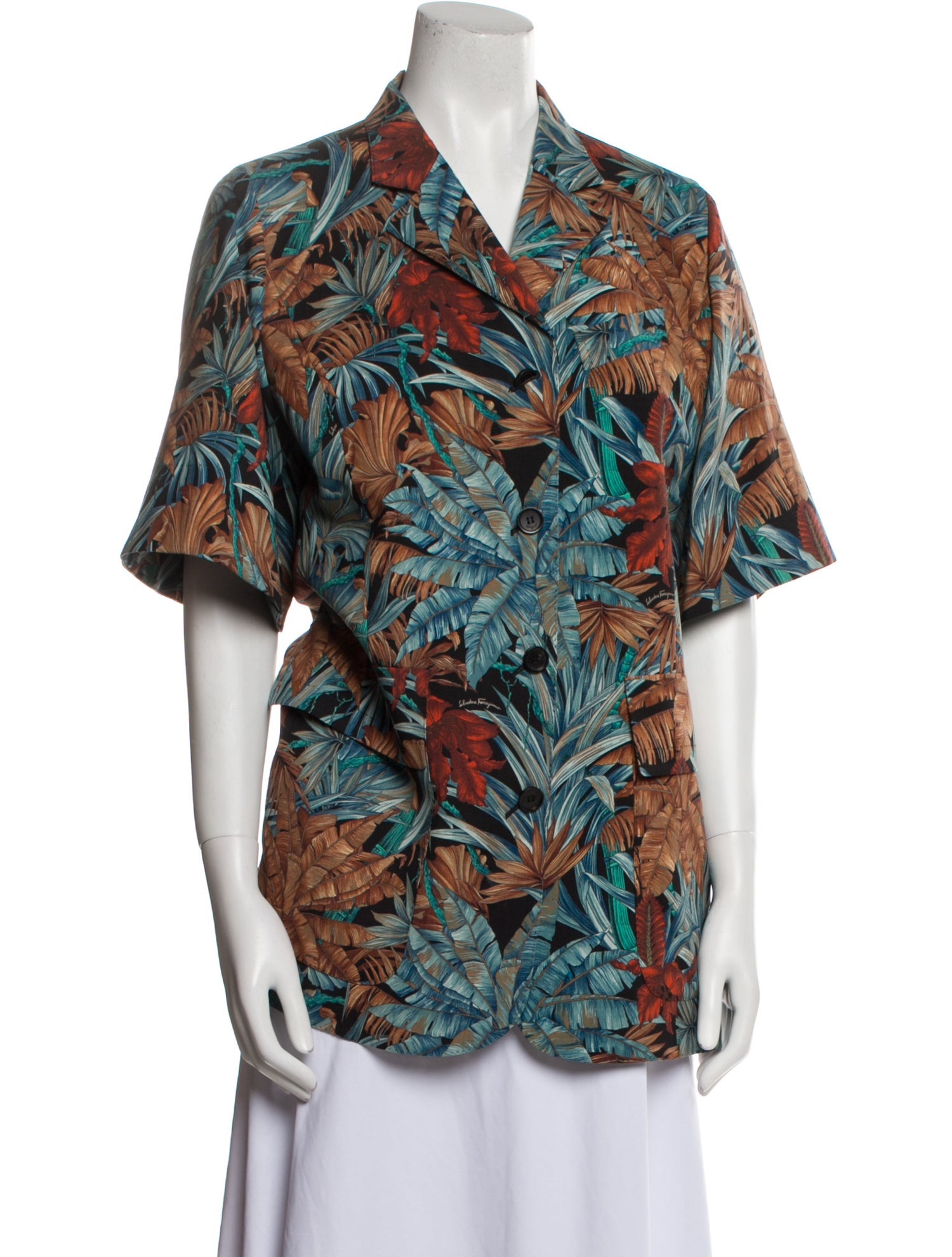 Salvatore Ferragamo Printed Coat