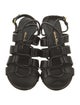 Salvatore Ferragamo Leather Cutout Accent Sandals