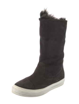 Salvatore Ferragamo Fur Boots