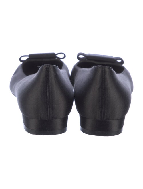 Salvatore Ferragamo Vara Bow Accent Suede Flats