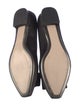 Salvatore Ferragamo Vara Bow Accent Suede Flats