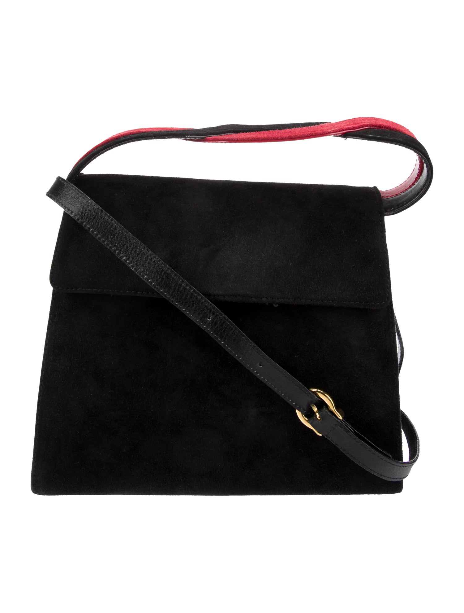 Salvatore Ferragamo Suede Top Handle Bag