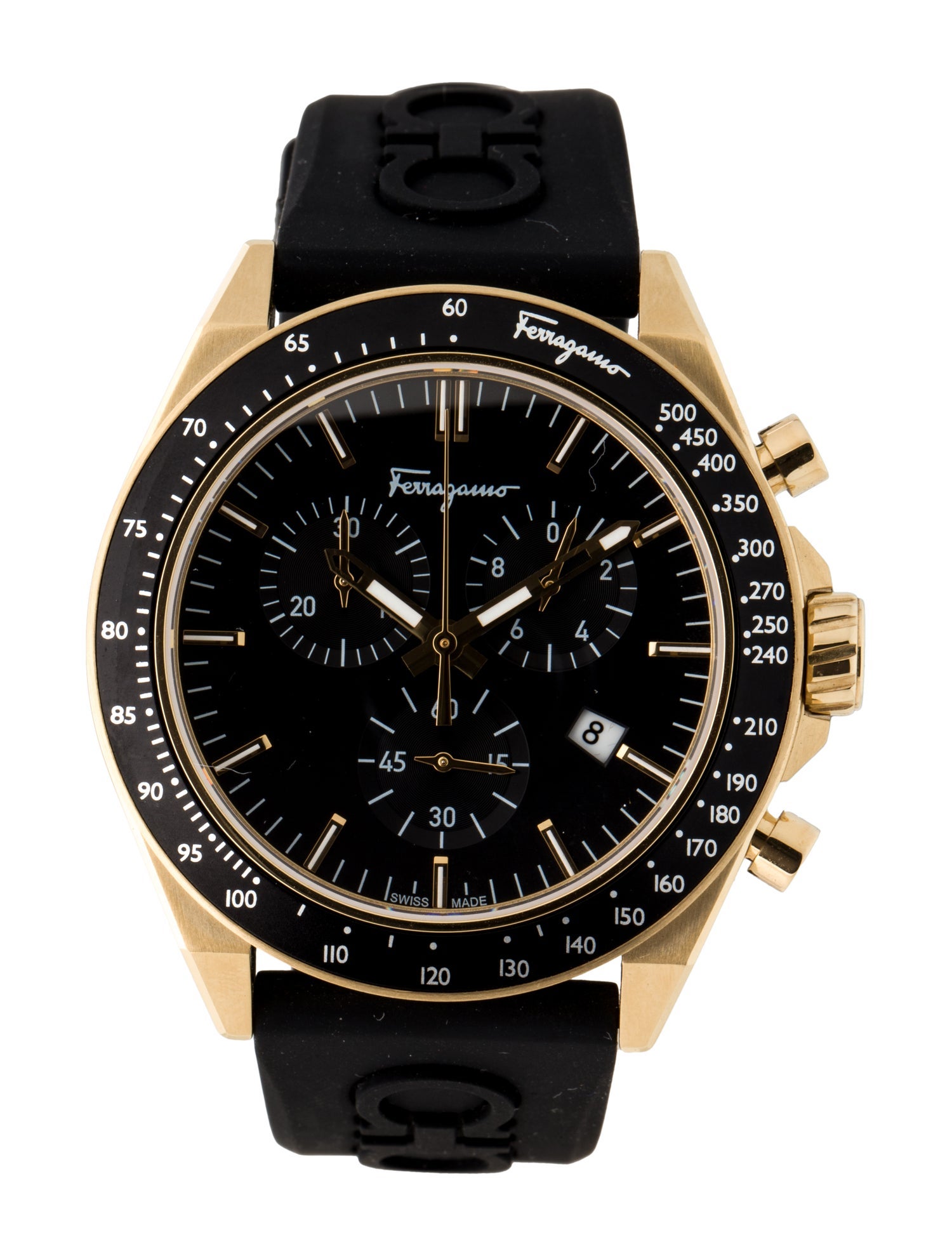 Salvatore Ferragamo Urban Chrono Watch w/ Tags