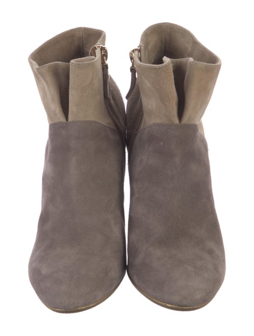 Salvatore Ferragamo Vara Bow Accent Suede Boots