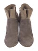 Salvatore Ferragamo Vara Bow Accent Suede Boots