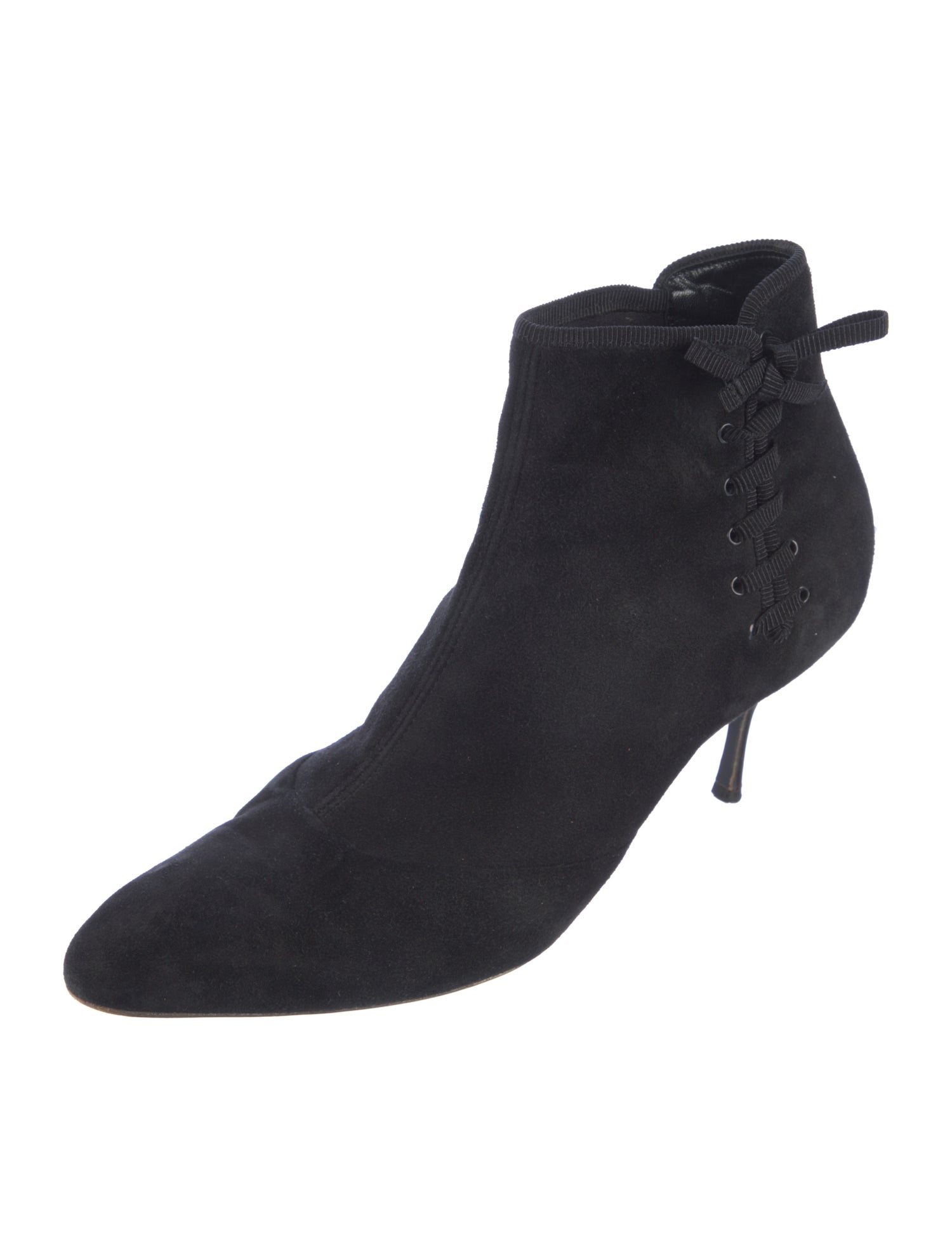 Salvatore Ferragamo Suede Sock Boots