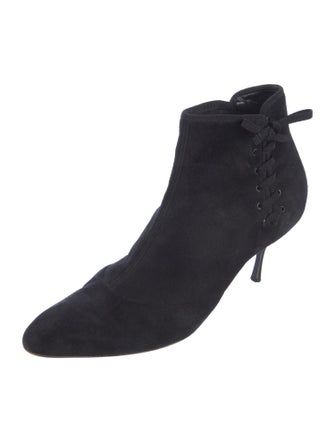 Salvatore Ferragamo Suede Sock Boots