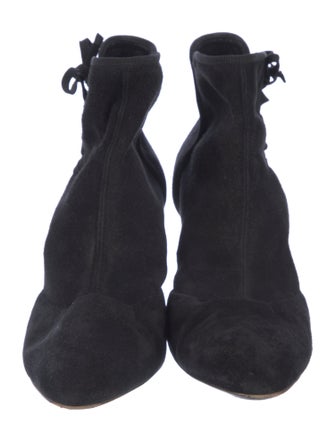 Salvatore Ferragamo Suede Sock Boots