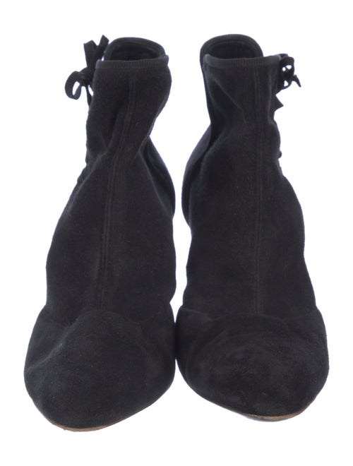 Salvatore Ferragamo Suede Sock Boots