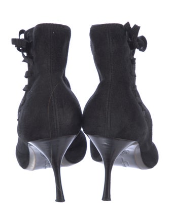 Salvatore Ferragamo Suede Sock Boots