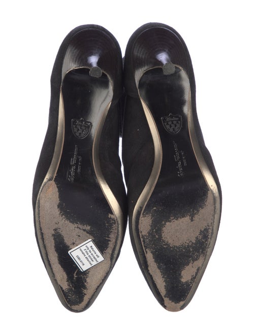 Salvatore Ferragamo Suede Sock Boots