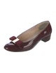Salvatore Ferragamo Vara Bow Accent Patent Leather Pumps