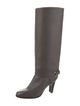 Salvatore Ferragamo Leather Riding Boots