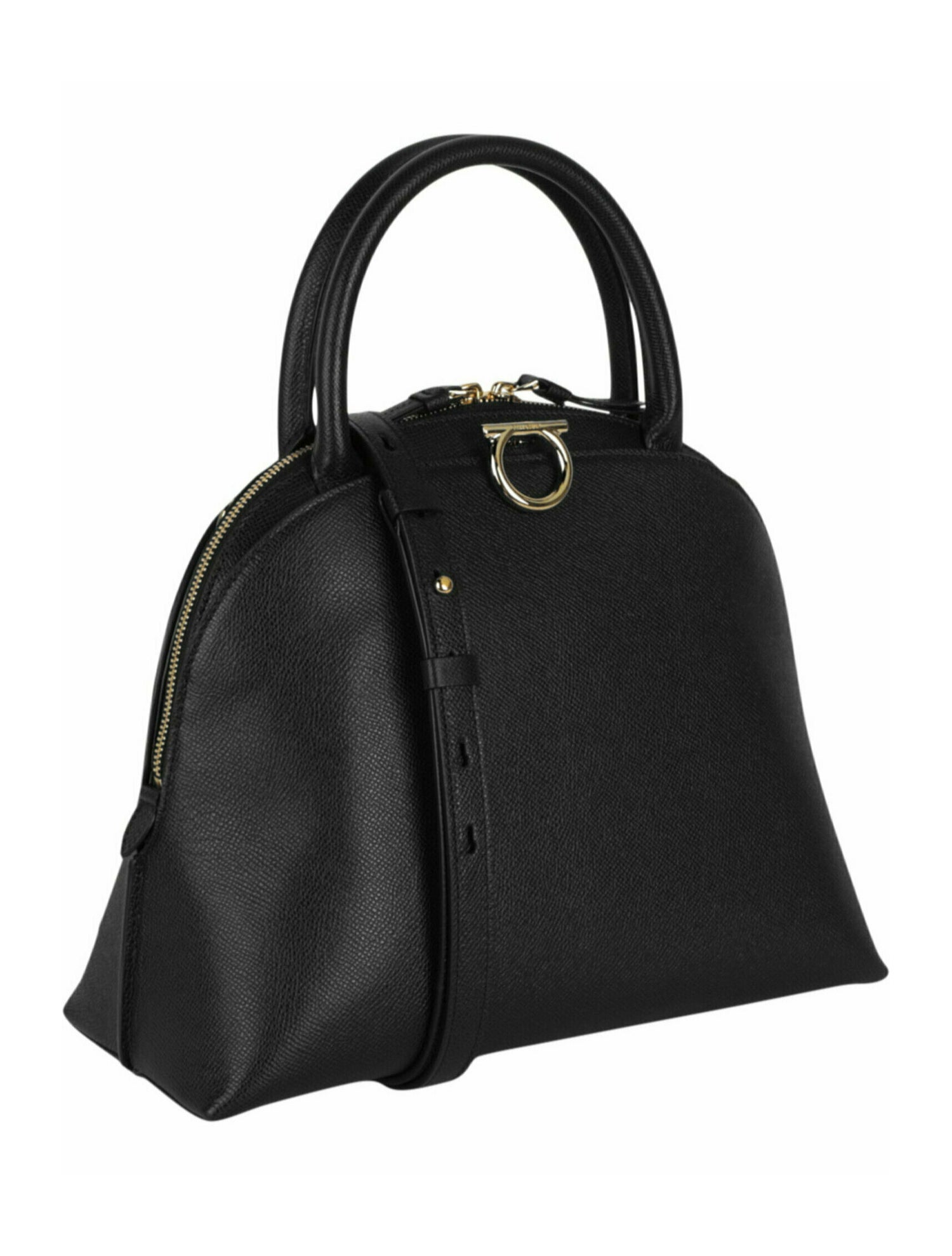 Salvatore Ferragamo Gancini  Logo Shoulder Bag w/ Tags