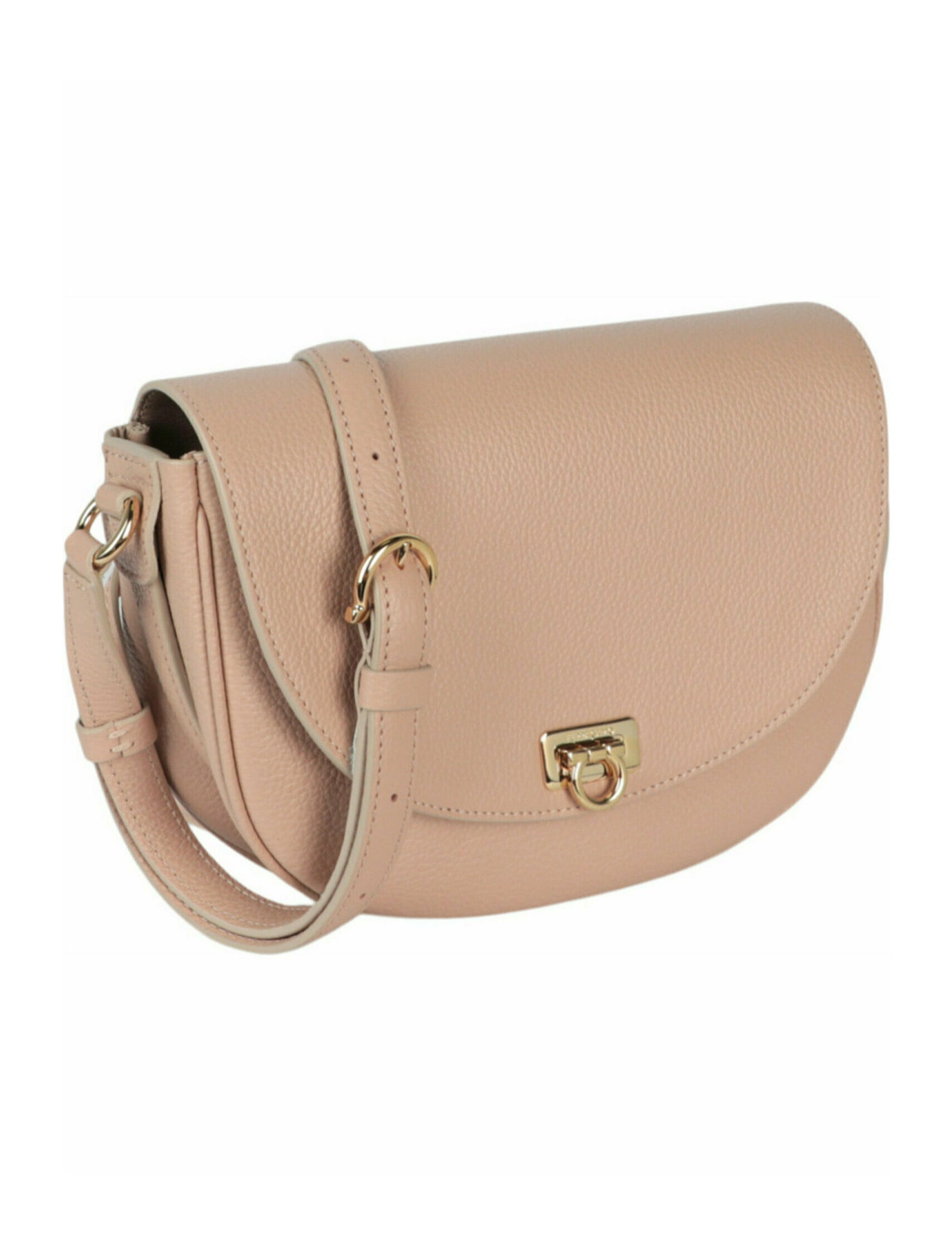 Salvatore Ferragamo Gancini Logo Crossbody Bag w/ Tags