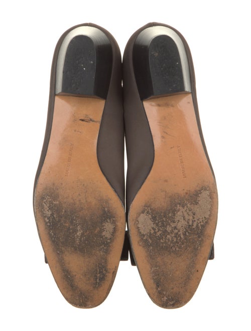 Salvatore Ferragamo Suede Bow Accents Pumps