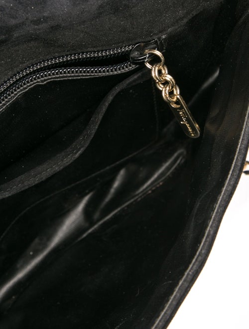 Salvatore Ferragamo Suede Shoulder Bag