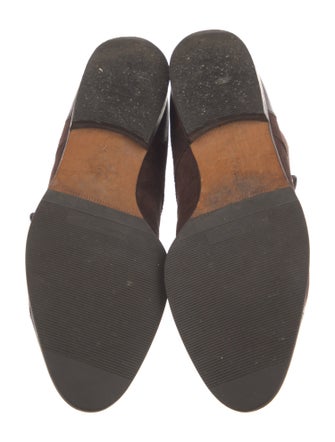 Salvatore Ferragamo Suede Lace-Up Boots