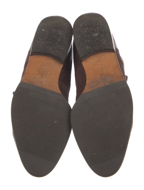 Salvatore Ferragamo Suede Lace-Up Boots