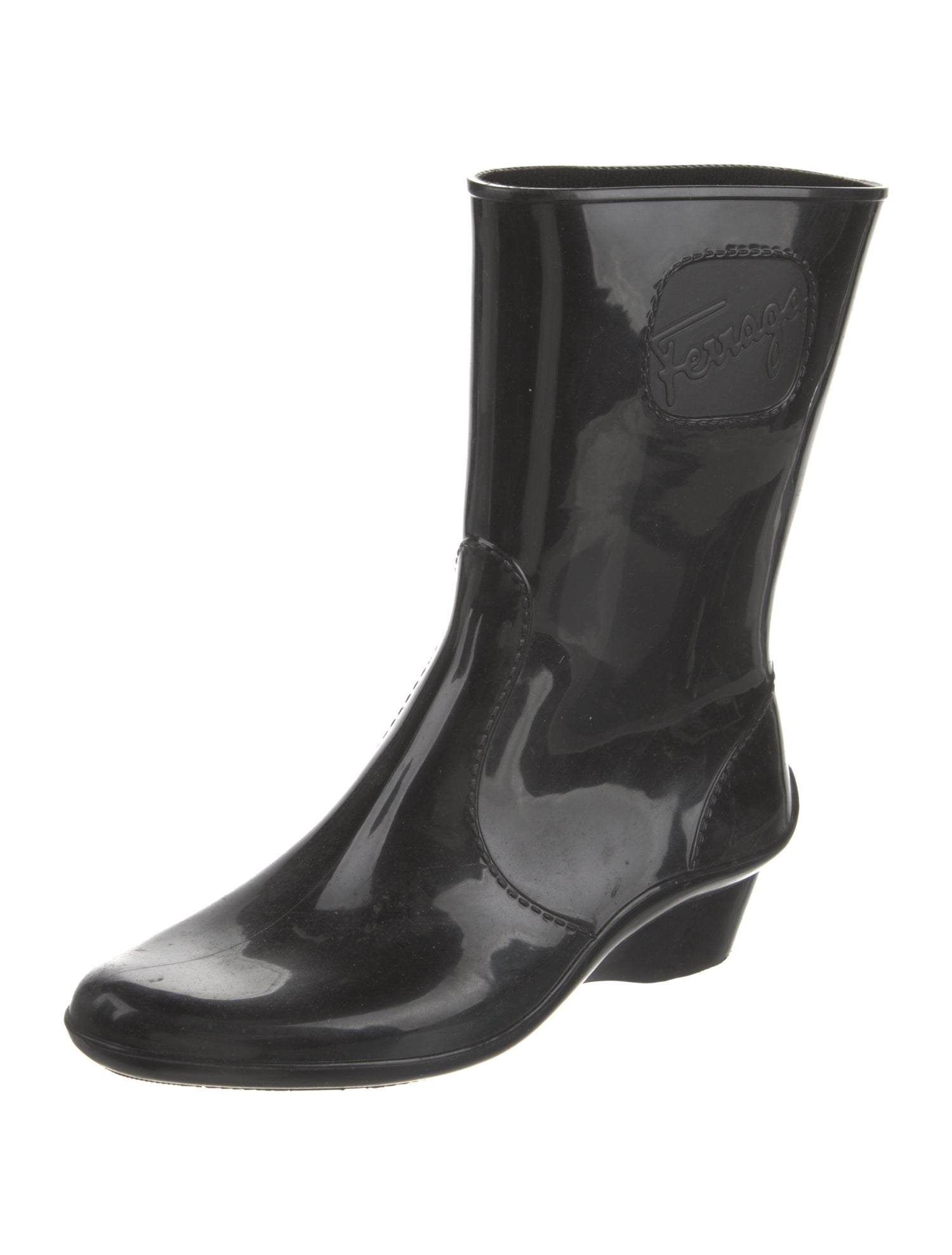 Salvatore Ferragamo Rubber Rain Boots