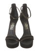 Salvatore Ferragamo Suede Glitter Accents Pumps