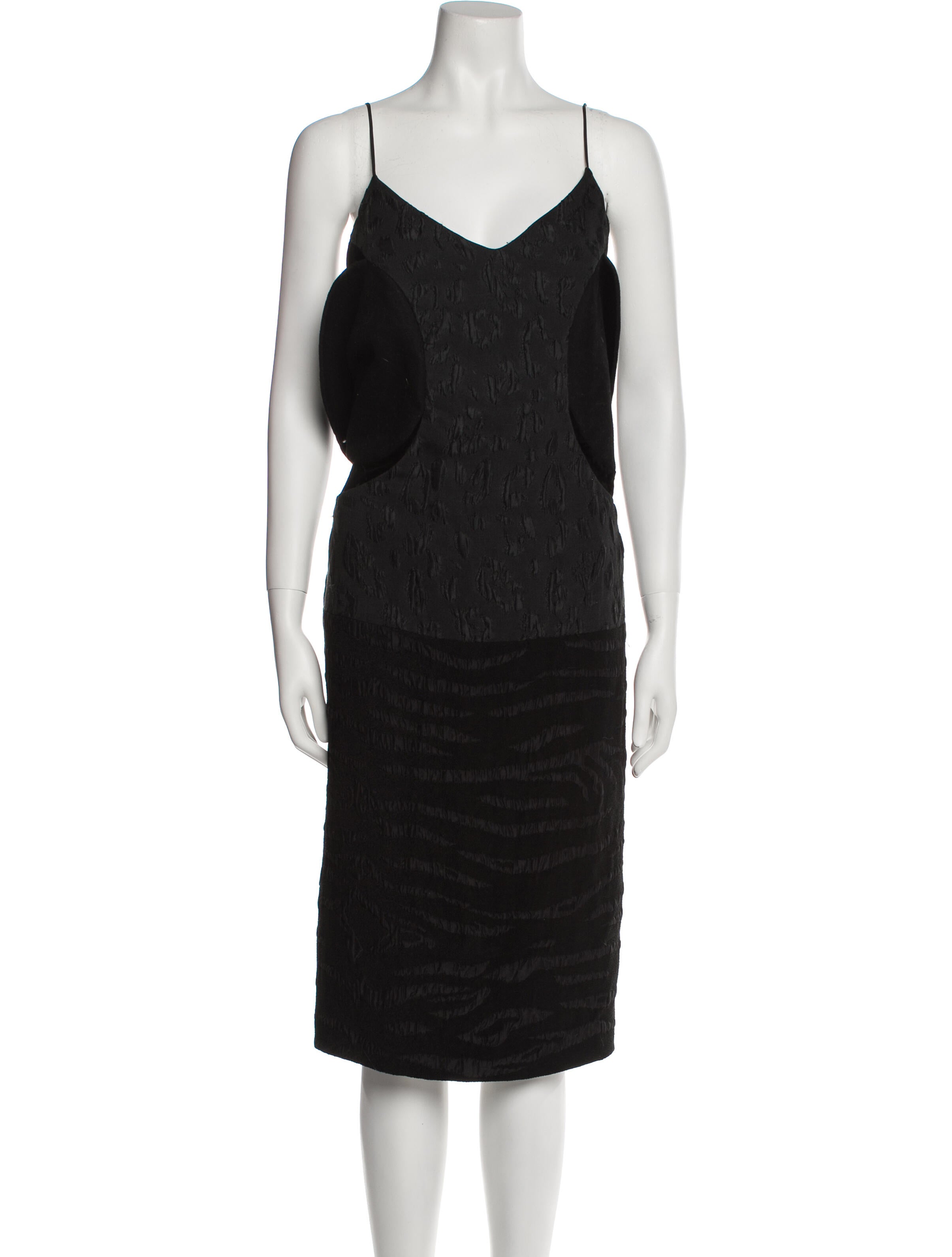 Salvatore Ferragamo Wool Knee-Length Dress
