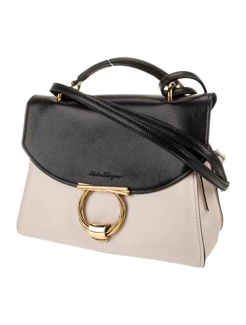 Salvatore Ferragamo Leather Top Handle Bag