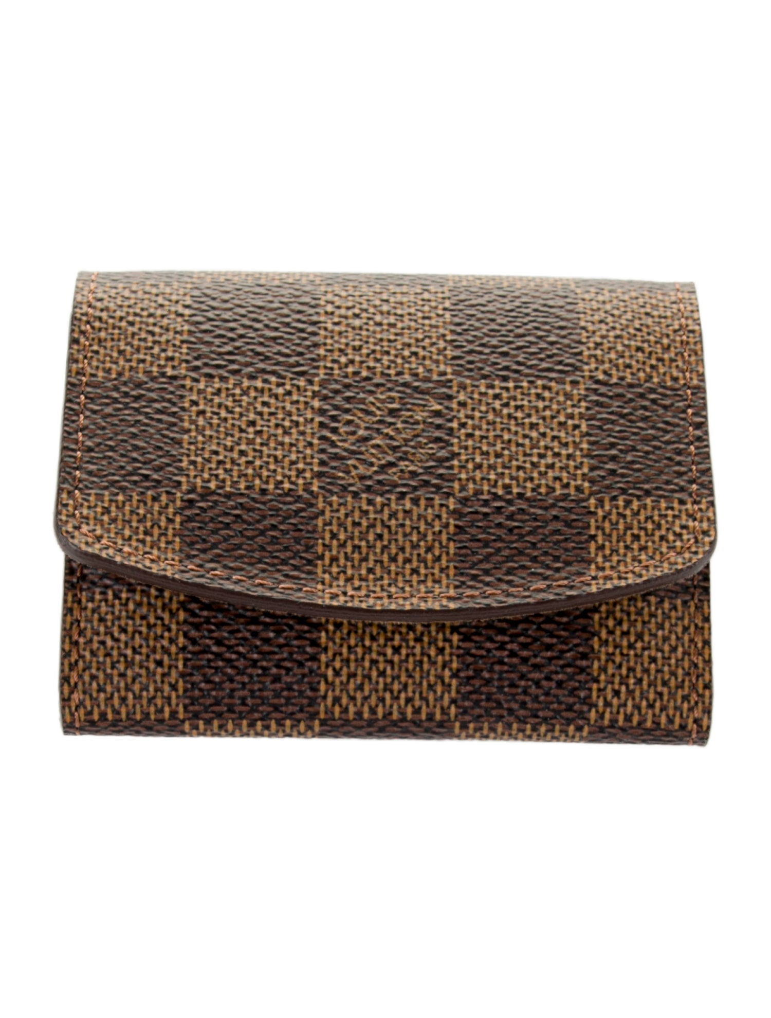 Louis Vuitton Damier Ebene Cufflink Case