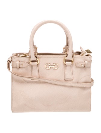 Salvatore Ferragamo Gancini Top Handle Bag